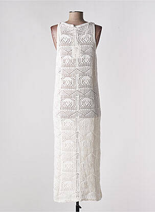Robe longue sans manche sans manche beige ONLY femme