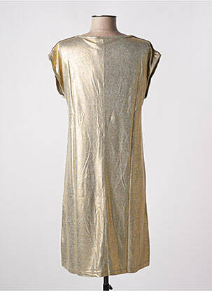 Robe courte manches courtes manches courtes vert PIECES femme