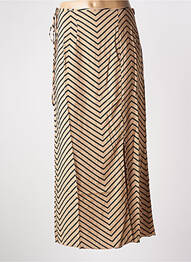 Jupe longue coupe droite marron ONLY femme