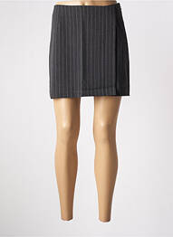 Jupe courte coupe droite gris ONLY femme