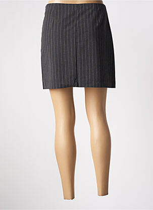 Jupe courte coupe droite gris ONLY femme