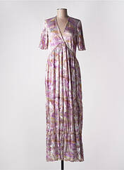 Robe longue violet HOLLY & JOEY pour femme seconde vue