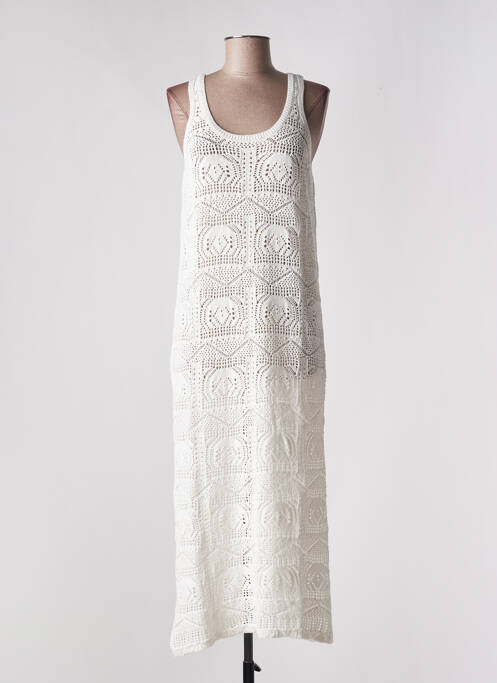 Robe longue sans manche sans manche beige ONLY femme