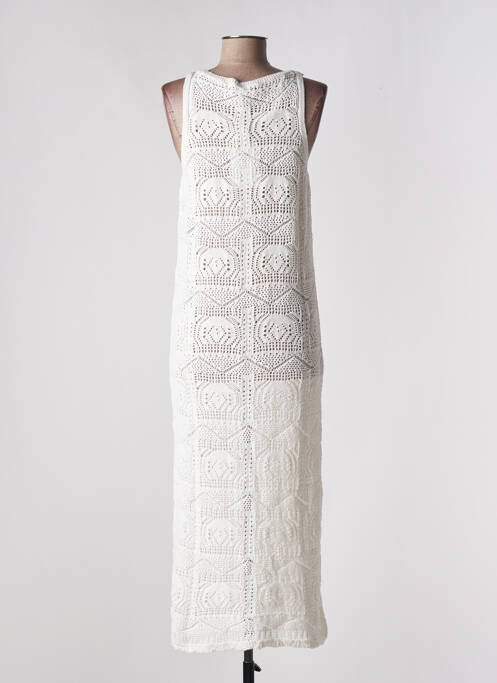 Robe longue sans manche sans manche beige ONLY femme