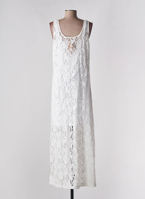 Robe longue blanc VIE TA VIE pour femme