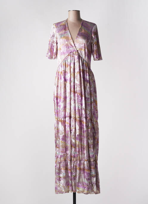 Robe longue violet HOLLY & JOEY pour femme