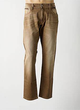 Jeans coupe slim poches marron MCS homme