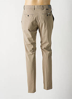 Pantalon slim fermeture zippée sous rabat boutonné gris ALBERTO homme