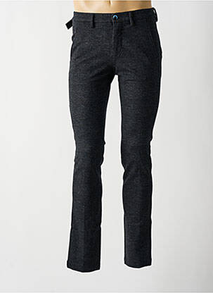 Pantalon slim fermeture zippée sous rabat boutonné gris MASON'S homme