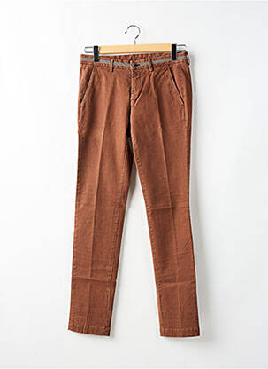 Pantalon chino marron MASON'S pour homme