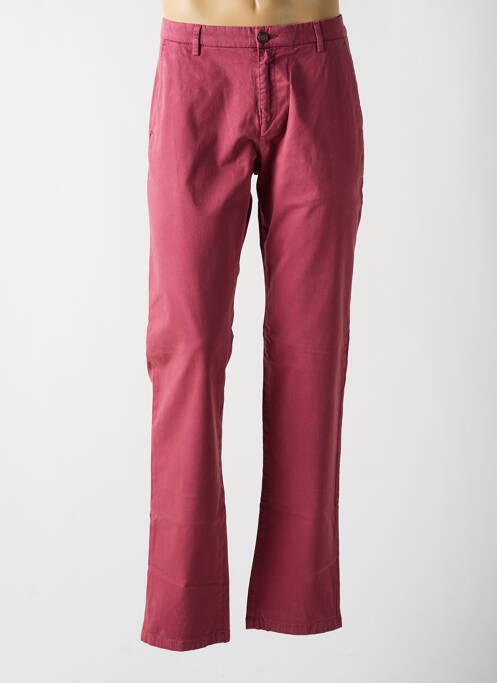 Pantalon chino rose BUGATTI pour homme