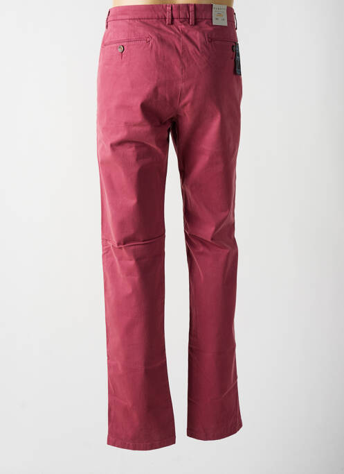 Pantalon chino rose BUGATTI pour homme
