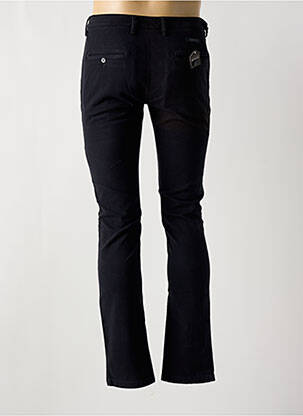 Pantalon chino tissage popeline taille normale noir TELERIA ZED homme