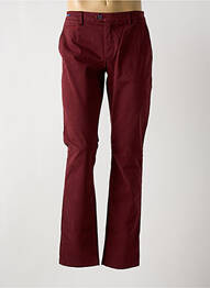 Pantalon chino stretch taille normale rouge TELERIA ZED homme