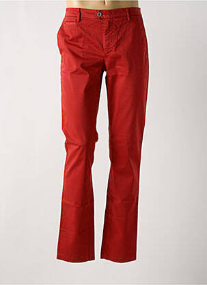 Pantalon chino stretch taille normale orange TELERIA ZED homme