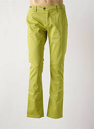 Pantalon chino tissage popeline taille normale vert TELERIA ZED homme