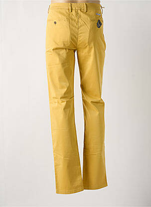 Pantalon chino stretch taille normale jaune TELERIA ZED homme