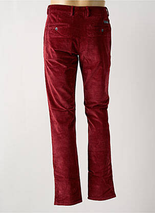 Pantalon chino stretch taille normale rouge TELERIA ZED homme