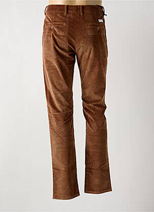 Pantalon chino stretch taille normale marron TELERIA ZED homme