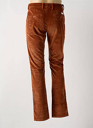 Pantalon chino stretch taille normale orange TELERIA ZED homme