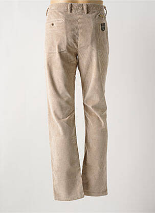 Pantalon chino stretch taille normale beige TELERIA ZED homme