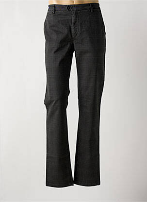 Pantalon chino imprimé imprimé prince de galle taille normale gris TELERIA ZED homme