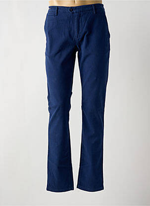 Pantalon chino poches taille normale bleu TELERIA ZED homme