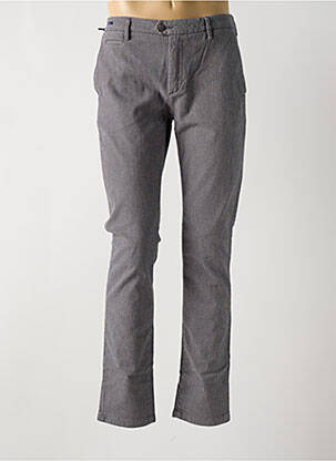 Pantalon chino poches taille normale gris TELERIA ZED homme