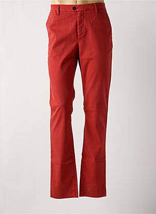 Pantalon chino stretch taille normale orange TELERIA ZED homme
