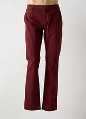 Pantalon chino rouge TELERIA ZED pour homme seconde vue