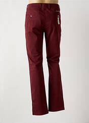 Pantalon chino rouge TELERIA ZED pour homme seconde vue