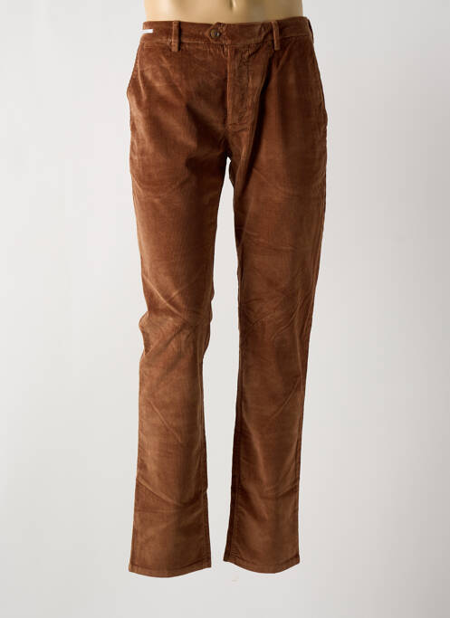 Pantalon chino marron TELERIA ZED pour homme