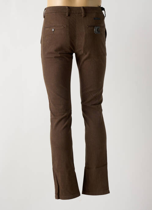 Pantalon chino marron clair TELERIA ZED pour homme