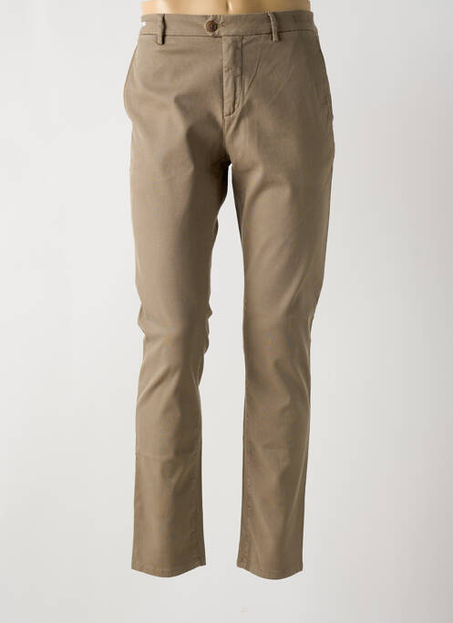 Pantalon chino marron TELERIA ZED pour homme