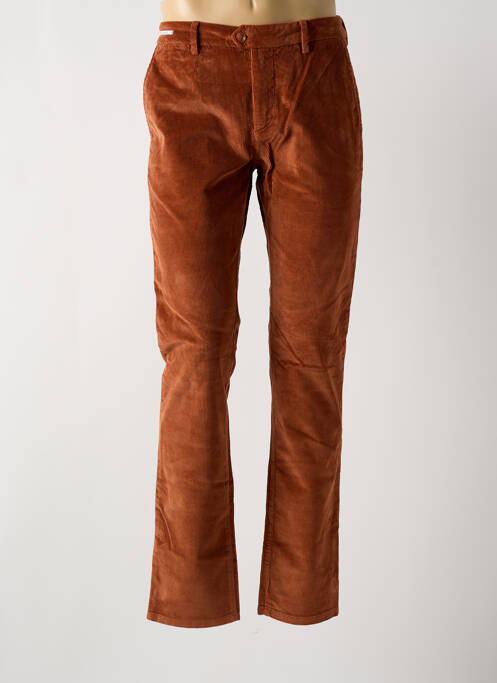 Pantalon chino orange TELERIA ZED pour homme