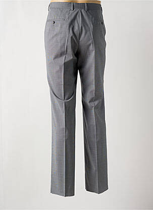 Pantalon droit fermeture zippée sous rabat avec crochet taille normale gris HUGO BOSS homme