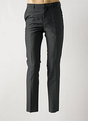 Pantalon slim tissage chiné taille normale gris HUGO BOSS homme