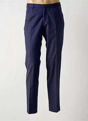 Pantalon slim tissage chiné taille normale bleu DIGEL homme