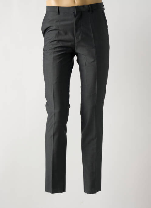 Pantalon slim tissage chiné taille normale gris HUGO BOSS homme