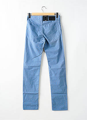 Pantalon droit tissage popeline taille normale bleu HUGO BOSS homme
