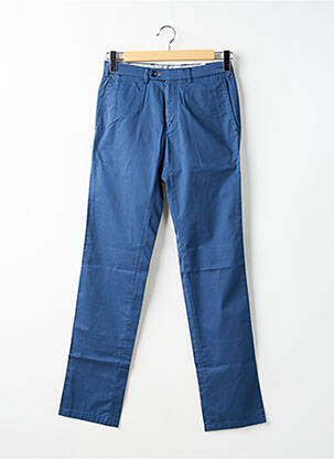 Pantalon chino stretch taille normale bleu BUGATTI homme
