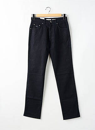 Pantalon droit stretch taille normale noir BUGATTI homme