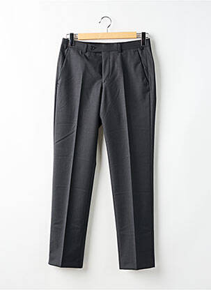 Pantalon droit tissage chiné taille normale gris DIGEL homme