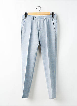 Pantalon slim tissage chiné taille normale bleu DIGEL homme