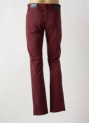 Jeans coupe slim rouge HUGO BOSS pour homme seconde vue