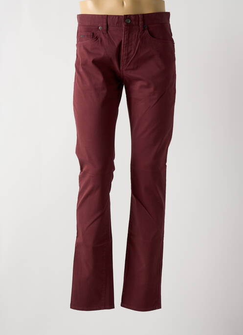 Jeans coupe slim rouge HUGO BOSS pour homme