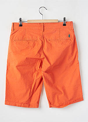 Bermuda coupe droite orange MCS homme