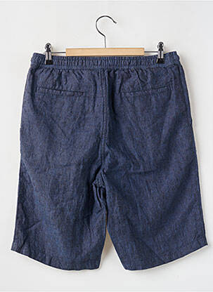 Bermuda coupe droite bleu KNOWLEDGE COTTON APPAREL homme