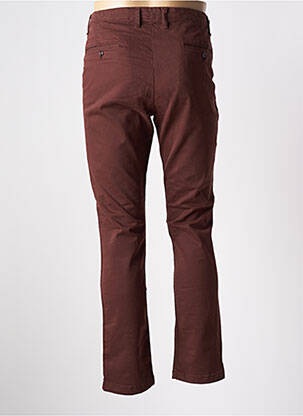 Pantalon chino poches taille normale marron INDIVIDUAL homme