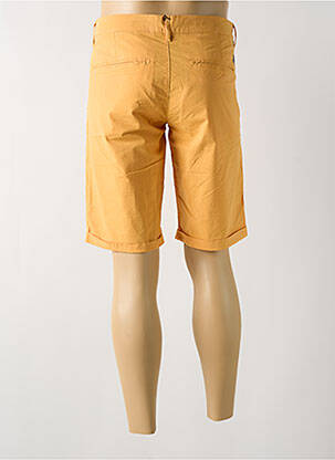 Bermuda coupe droite orange MCS homme